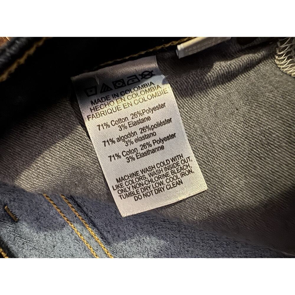 Michael Kors Women's Izzy Skinny Dark Wash Denim Jeans Blue Cotton Blend Size 8 - Picture 4 of 8